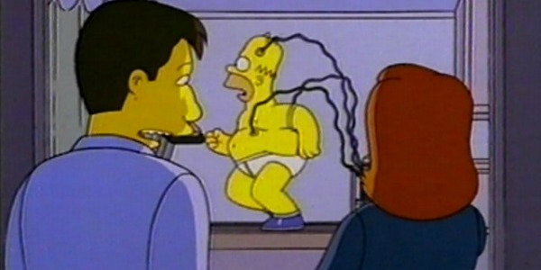 Homer Simpsons - X Files-Mulder & Scully